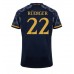 Billige Real Madrid Antonio Rudiger #22 Udebane Fodboldtrøjer 2023-24 Kortærmet